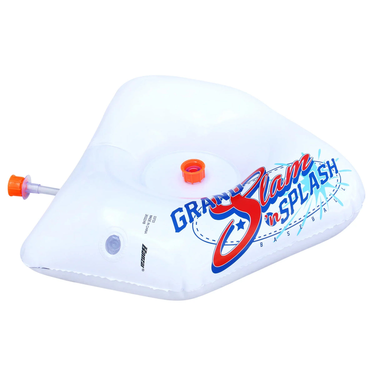 Banzai Splash & Slam Baseball - Tee & Sprinkler Sports Game - Includes Plastic Bat + 2 Plastic Balls + Home Plate & Bases; ; Backyard Batting Practice; Kids Ages 3
