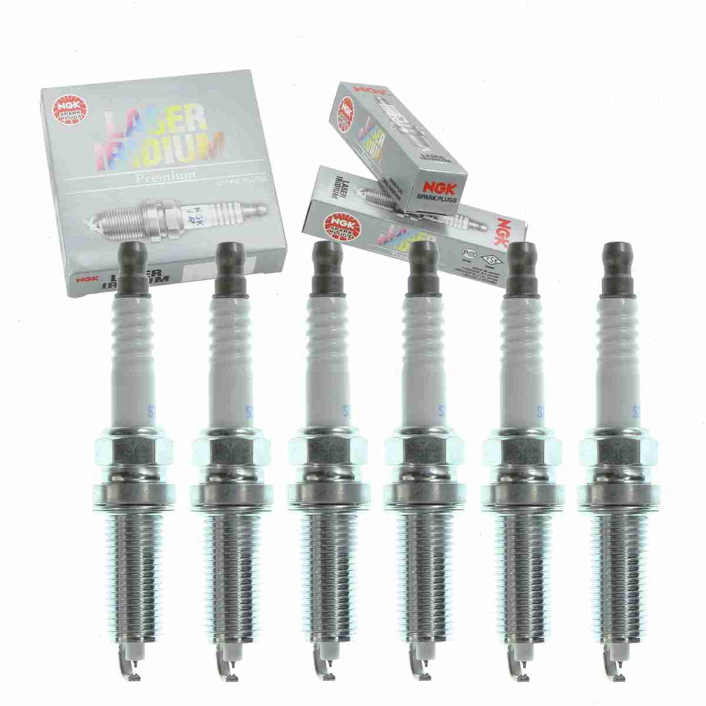 6 pc NGK 93482 Laser Iridium Spark Plugs for 22401AA780 22401AA781 4712 9694 IXEH22TT Ignition Wire Secondary Fits select: 2011-2018 SUBARU FORESTER; 2013-2019 SUBARU OUTBACK