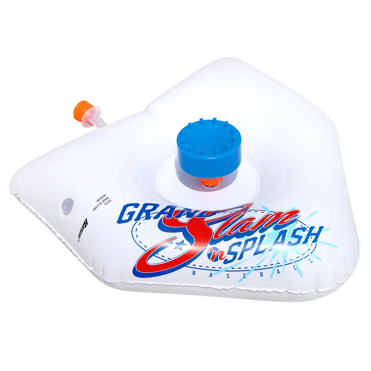 Banzai Splash & Slam Baseball - Tee & Sprinkler Sports Game - Includes Plastic Bat + 2 Plastic Balls + Home Plate & Bases; ; Backyard Batting Practice; Kids Ages 3
