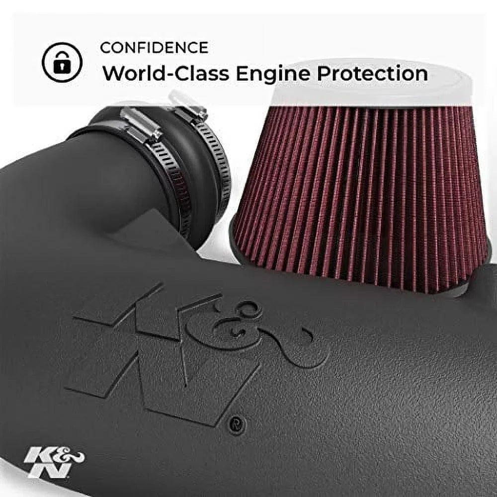 K&N Cold Air Intake Kit: High Performance; Guaranteed to Increase Horsepower: 50-State Legal: 1996-2000 Chevy/GMC (C2500; C3500; C35; K2500; K3500; Suburban; Tahoe; Yukon; C1500; K1500) V8;57-3013-2