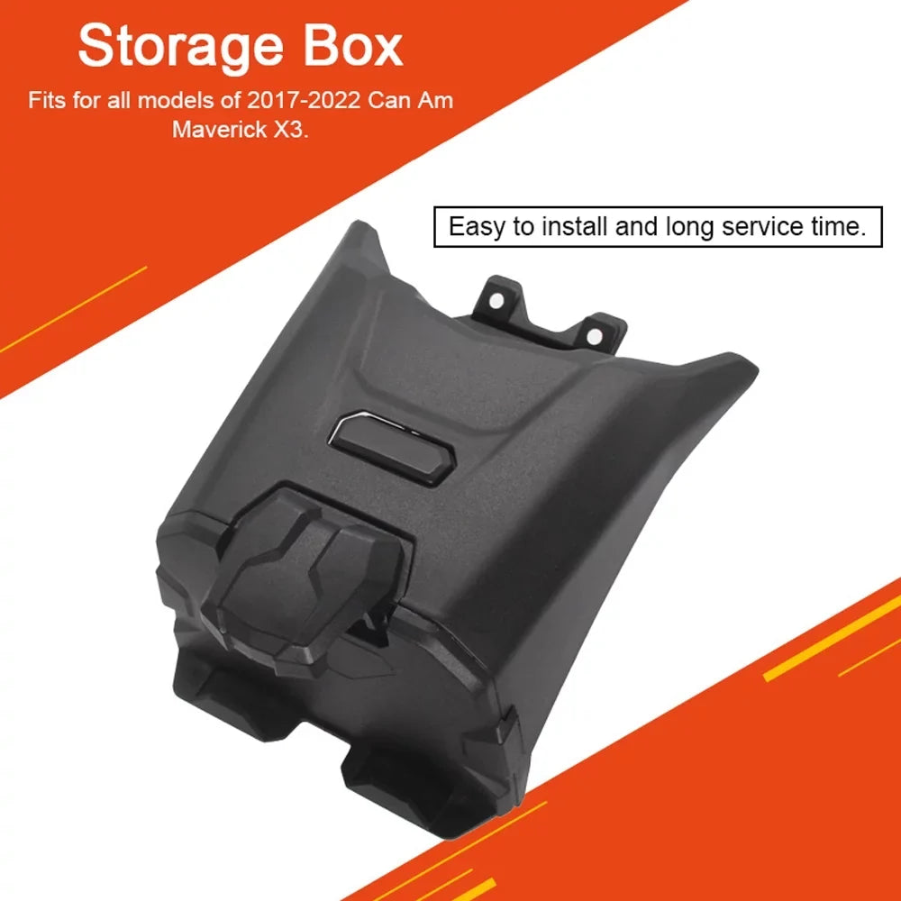 Dadypet Storage Box;Auto Internal Am Maverick X3 Car Interior Box Easy Installation 2017-2022 Can Am Internal Fit 2017-2022 Installation Device Car Fit 2017-2022 Can mewmewcat HUIOP Device Easy QAHM
