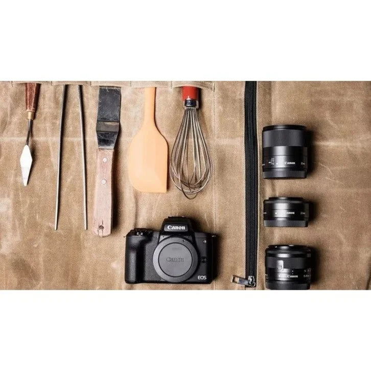 Canon EOS M50 Mark II 24.1 Megapixel Mirrorless Camera with Lens; 0.59"; 1.77"; Black