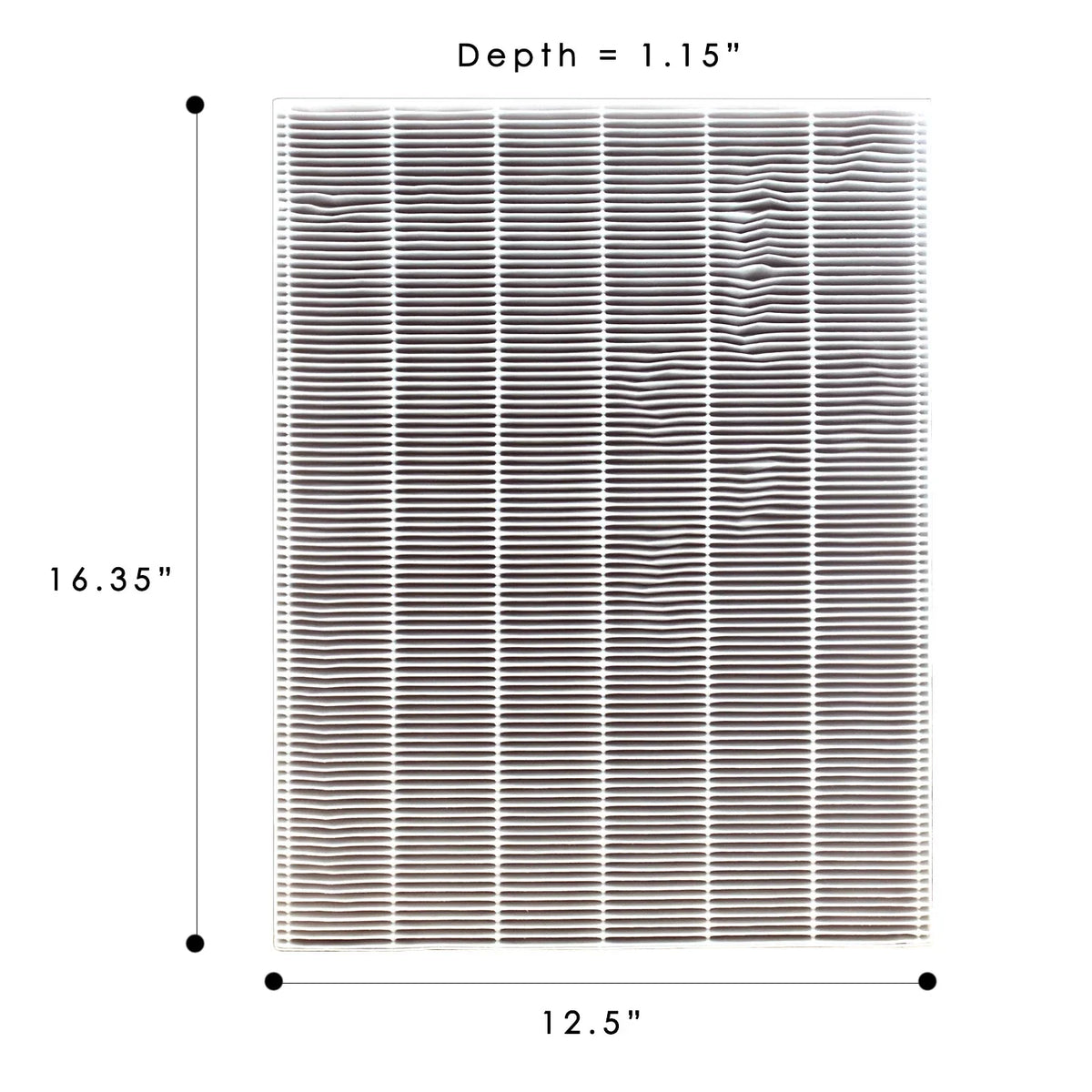 HEPA Filter for Winix 115115 Replacement Filter A for C535; 5300-2; 6300-2;P300; 5300 and 5500 (2 Set)