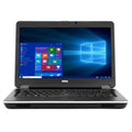 E6440 Notebook Computer; 2.60 MHz i5 Dual Core Gen 4; 16GB DDR3 RAM; 512GB HDD Hard Drive; Windows 10 Professional 64 Bit; 14" Screen (Used)