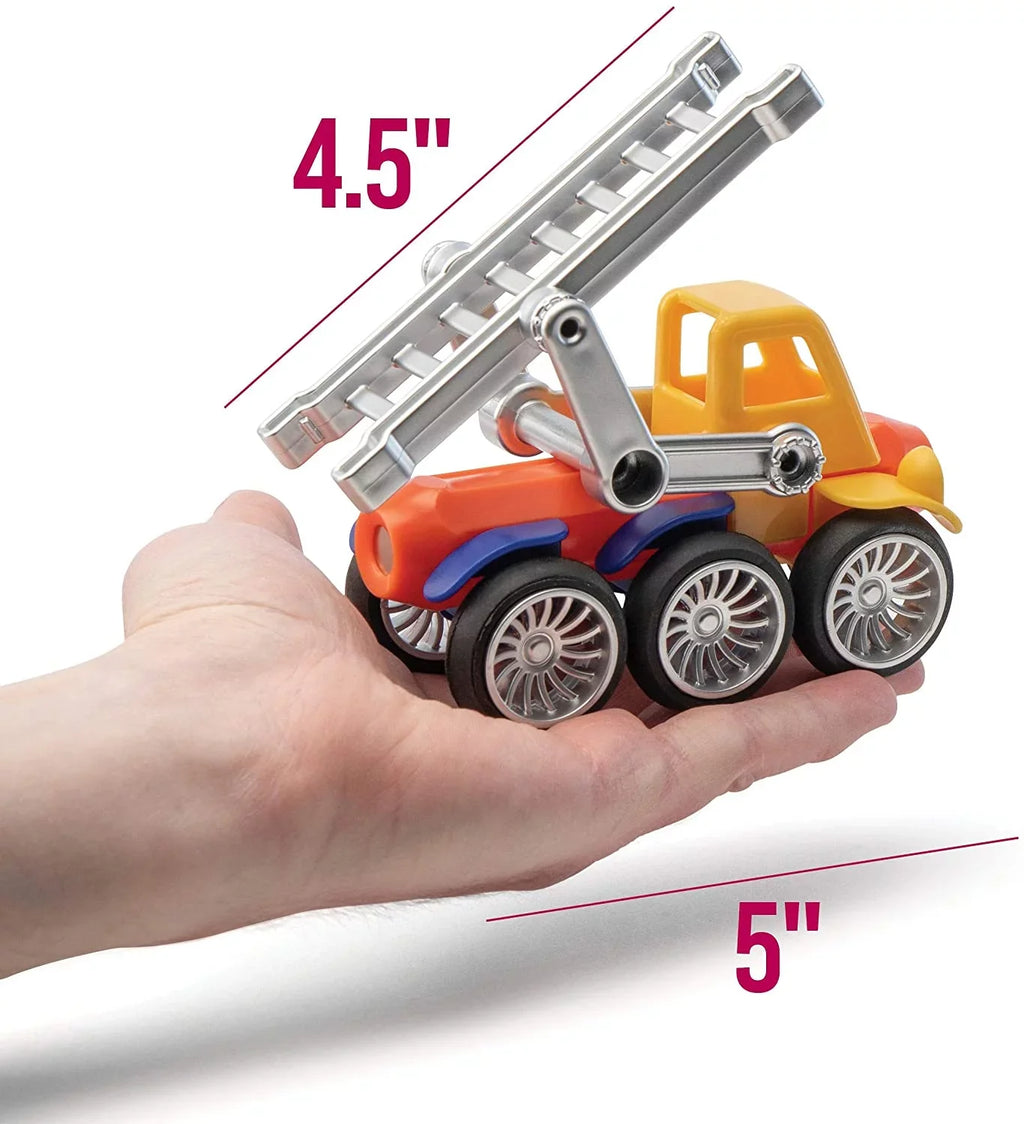 Play Brainy 42 pc. Stem Magnetic Toy Cars and Vehicles with Storage Case for Child Ages 3 and up