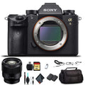 Sony Alpha a9 Mirrorless Camera ILCE9/B With Sony FE 24-70mm Lens; Soft Bag; Additional Battery; 64GB Memory Card; Card Reader ; Plus Essential Accessories
