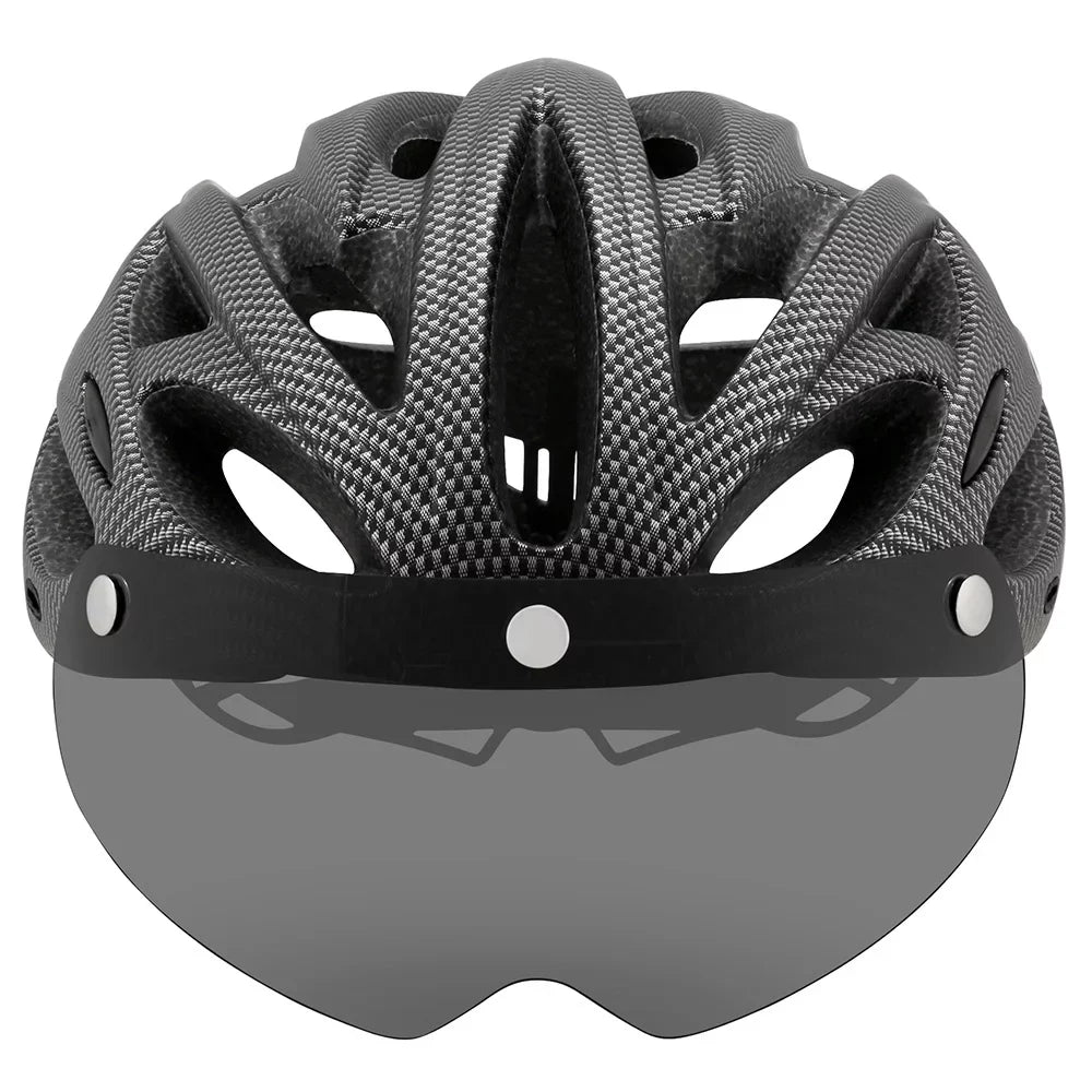 CAIRBULL Riding Helmet;Road Mountain Lens Brim Bike Tube Bike Tube Bike Frame Mountain Bike Helmet Ride Safely Added Brim Helmet Equipment Frame Liquidproof Frame Bike Frame Liquidproof - Comes Lens