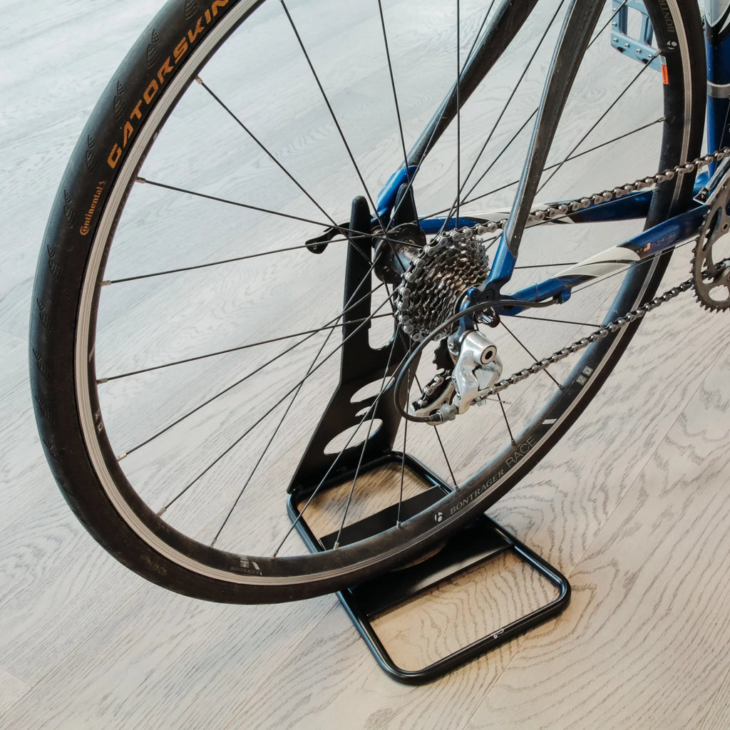 Lumintrail Bike Floor Hub Mount Rear Parking Rack Stand for Mountain Bike and Road Bicycle