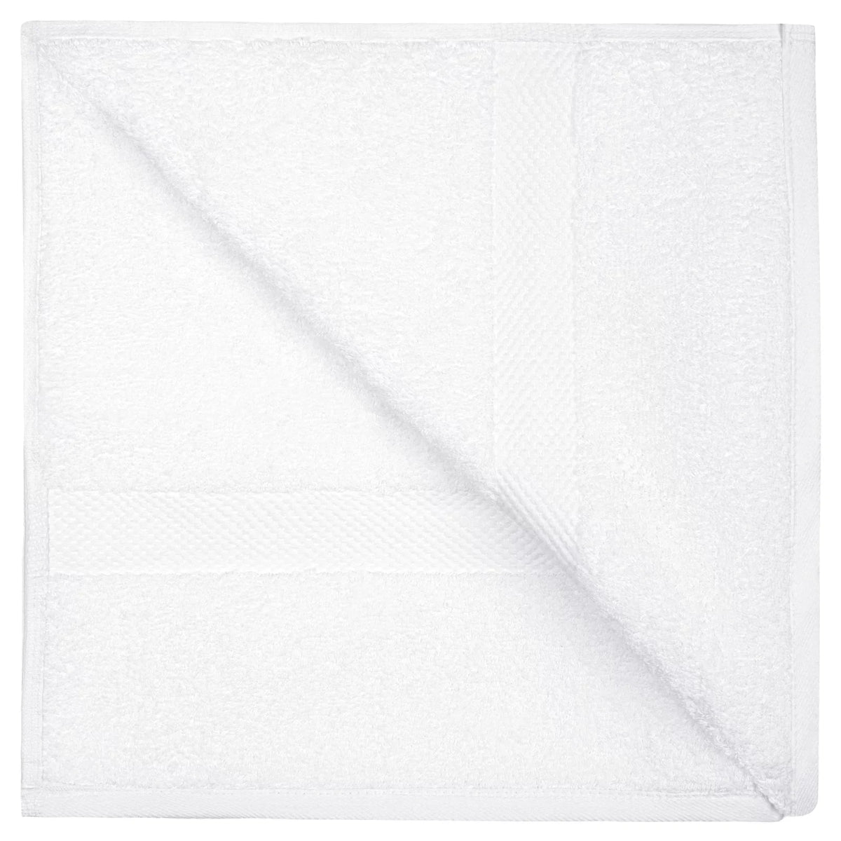White Classic Luxury White Bath Towels - Large 30x56 mm; 100% Cotton American Linen Big White Towels; 2-Pack Bathroom Sheets | Set of 2; White