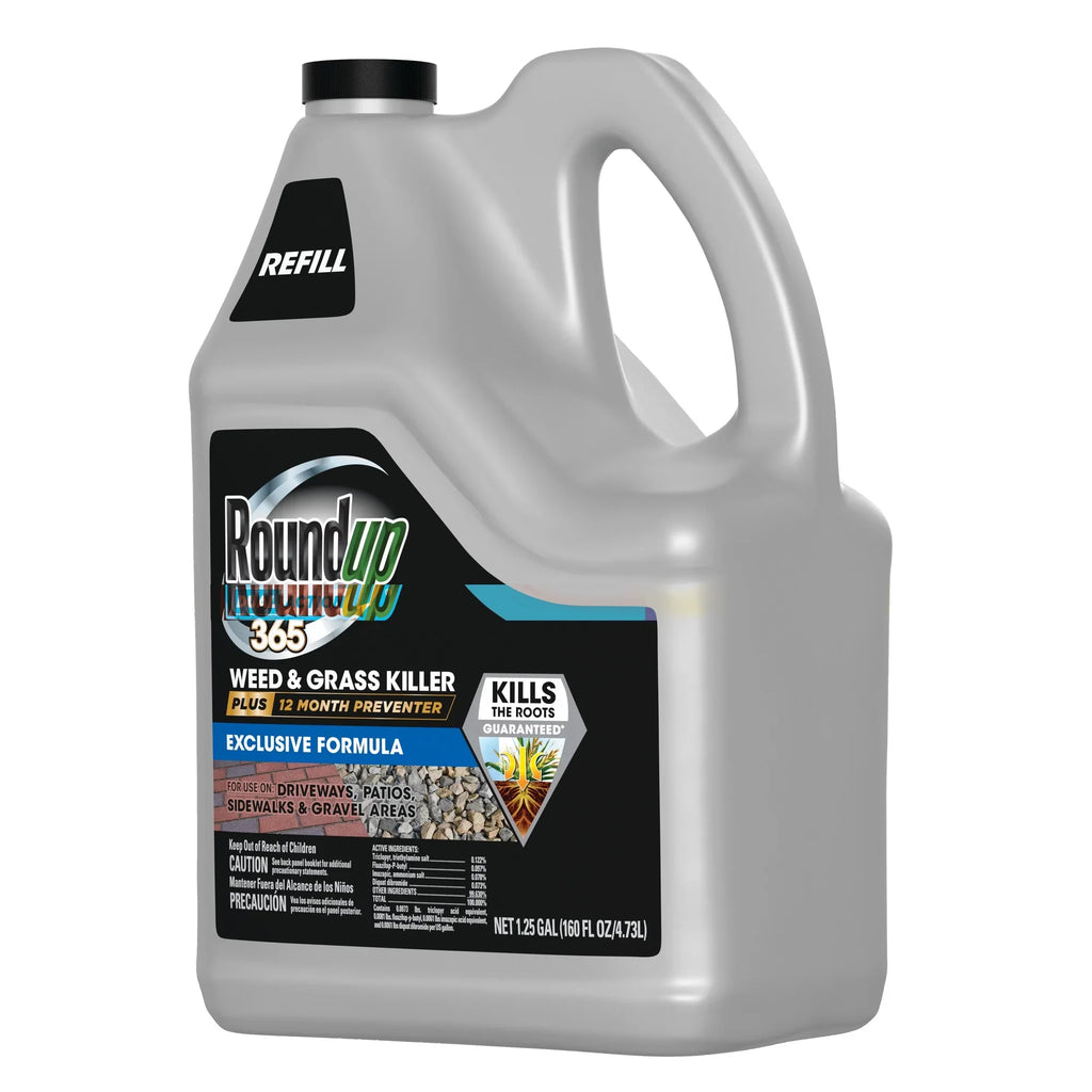 Roundup Dual Action 365 Weed & Grass Killer Plus 12 Month Preventer Refill; 1.25 gal.