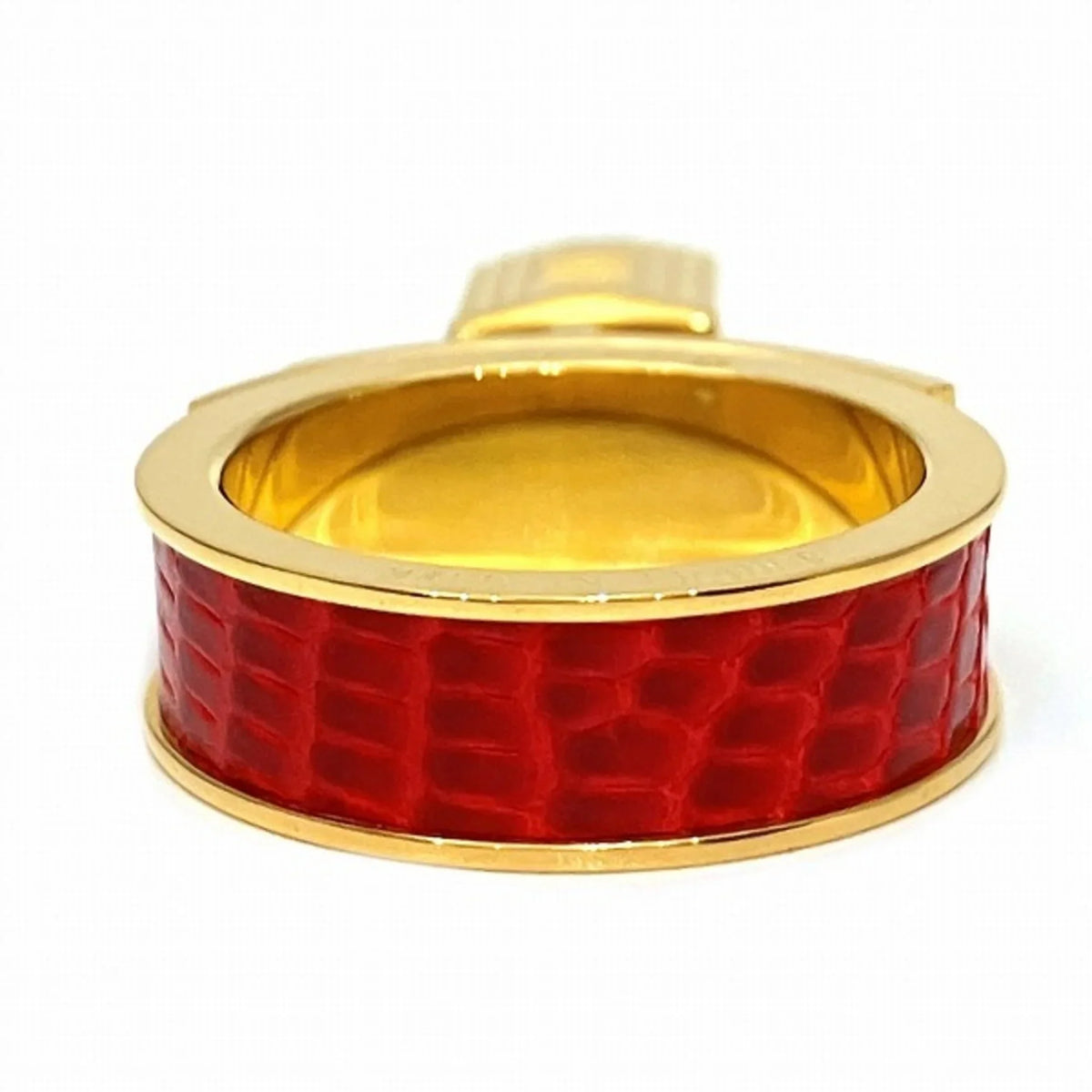 Hermes Kelly Cadena Motif Scarf Ring Brand Accessories Ladies (Good)