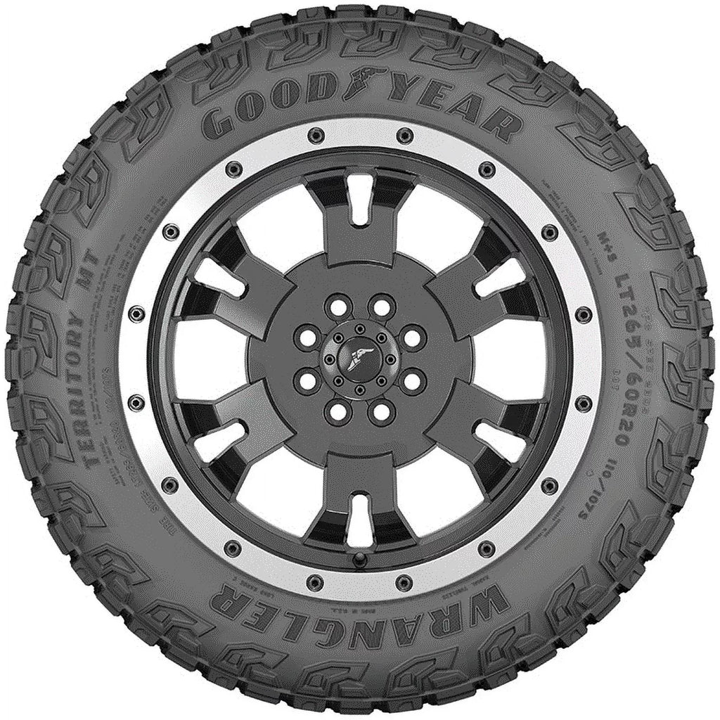 Goodyear Wrangler Territory MT LT315/70R17 113S All-Terrain Tire Fits: 2017-22 Ford F-150 Raptor; 2022-23 Ford Bronco Everglades