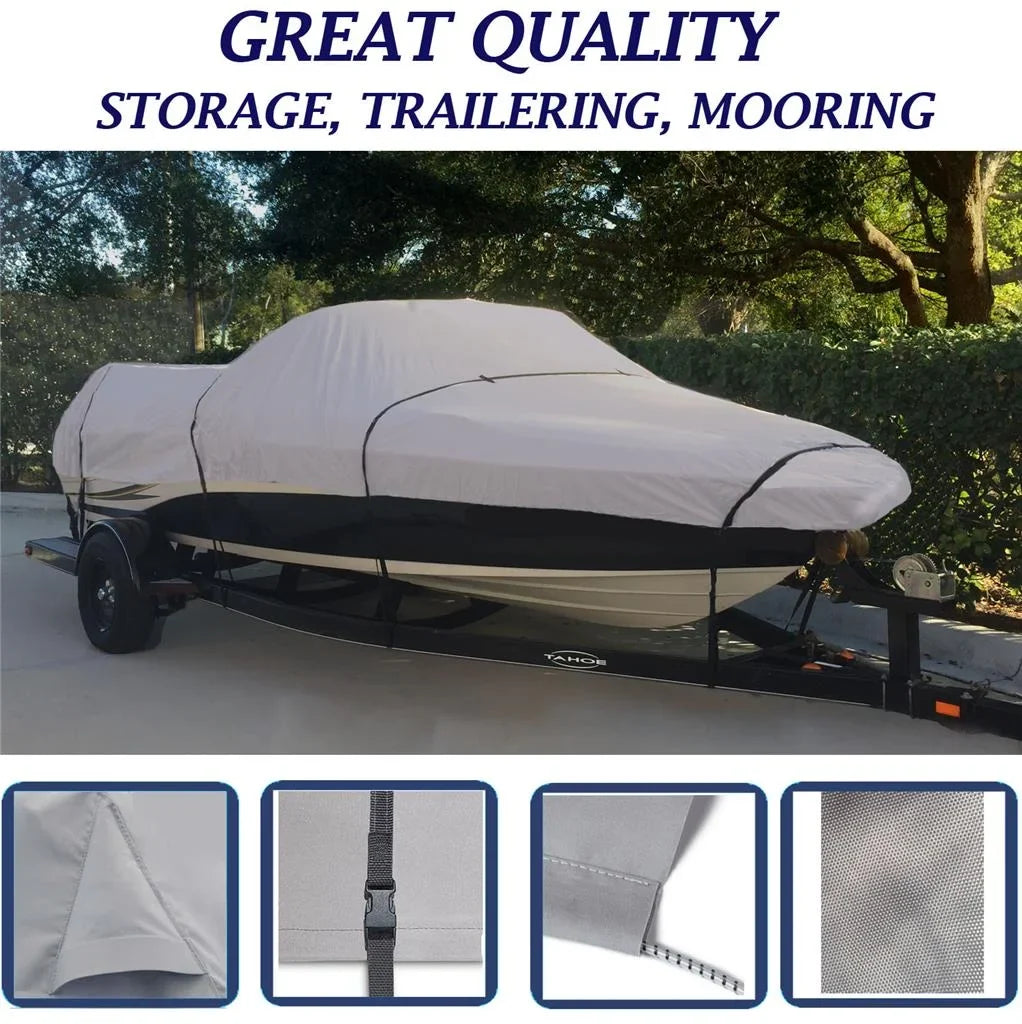 BOAT COVER Compatible for THUNDER CRAFT MAGNUM 195 I/O ALL YEARS STORAGE; TRAVEL; LIFT