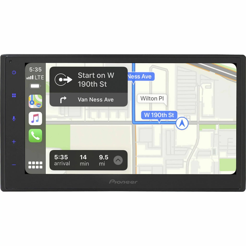 Restored Premium Pioneer DMH1770 6.8" Capacitive Glass Touchscreen; Bluetooth and Back-Up Camera Ready Digital Media Receiver (Refurbished)