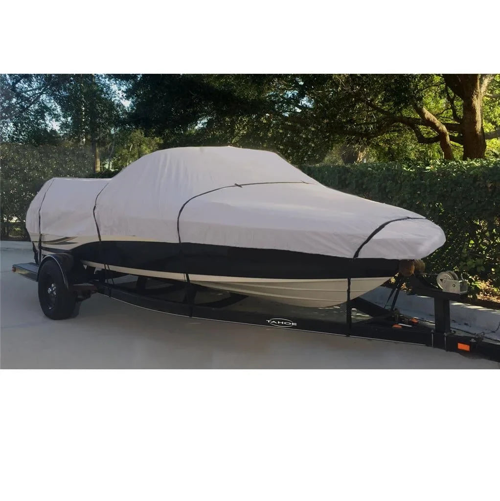 BOAT COVER Compatible for SYLVAN SEA MONSTER 15 TILLER ALL YEARS STORAGE; TRAVEL; LIFT