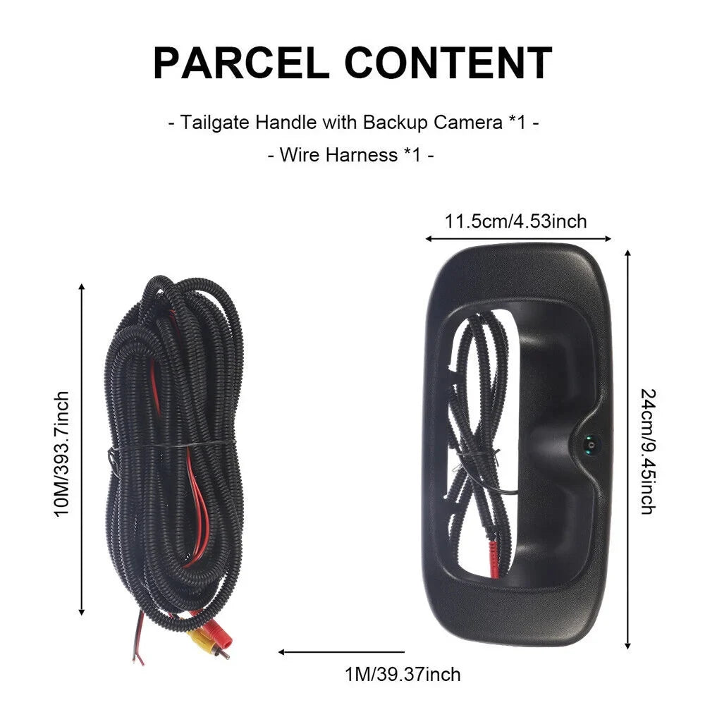 KingFurt Night Vision Liquidproof High Resolution Chevy GMC Silverado/Sierra Rear View Backup Camera