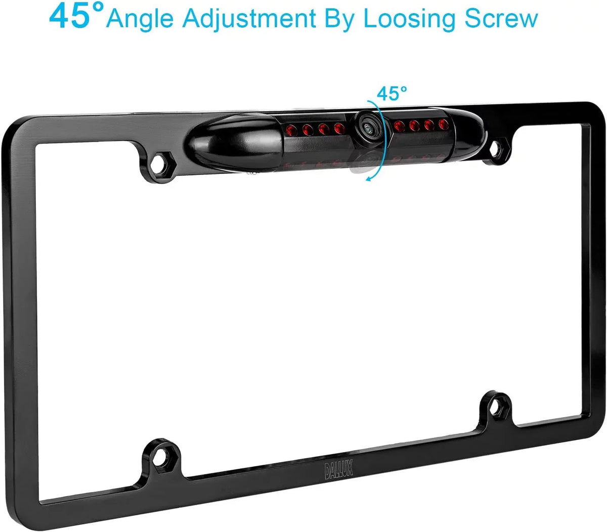 Backup Camera Rearview License Plate Liquidproof for Kenwood DDX-512 DDX512 Black