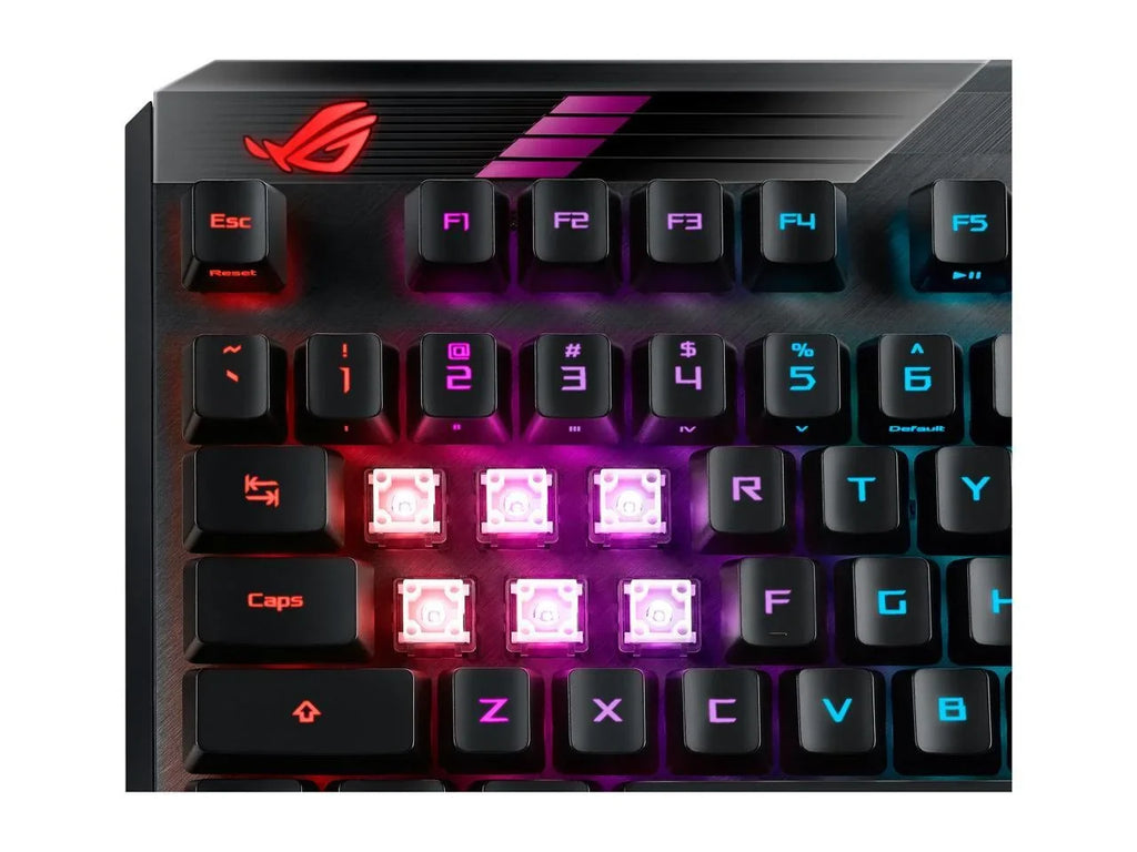 ASUS MA02 ROG Claymore II Wireless Modular Gaming Mechanical Keyboard with ROG RX Blue Switches; detachable numpad & wrist rest