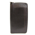 Louis Vuitton Utah Zippy Organizer M97025 Men's Utah Leather Long Wallet (bi-fold) Coffee (Good)