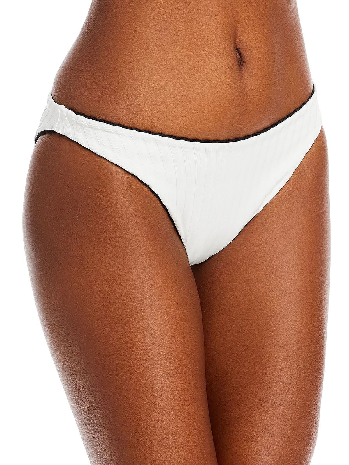 Solid & Striped Womens Ribbed Reversible Swim Bottom Separates