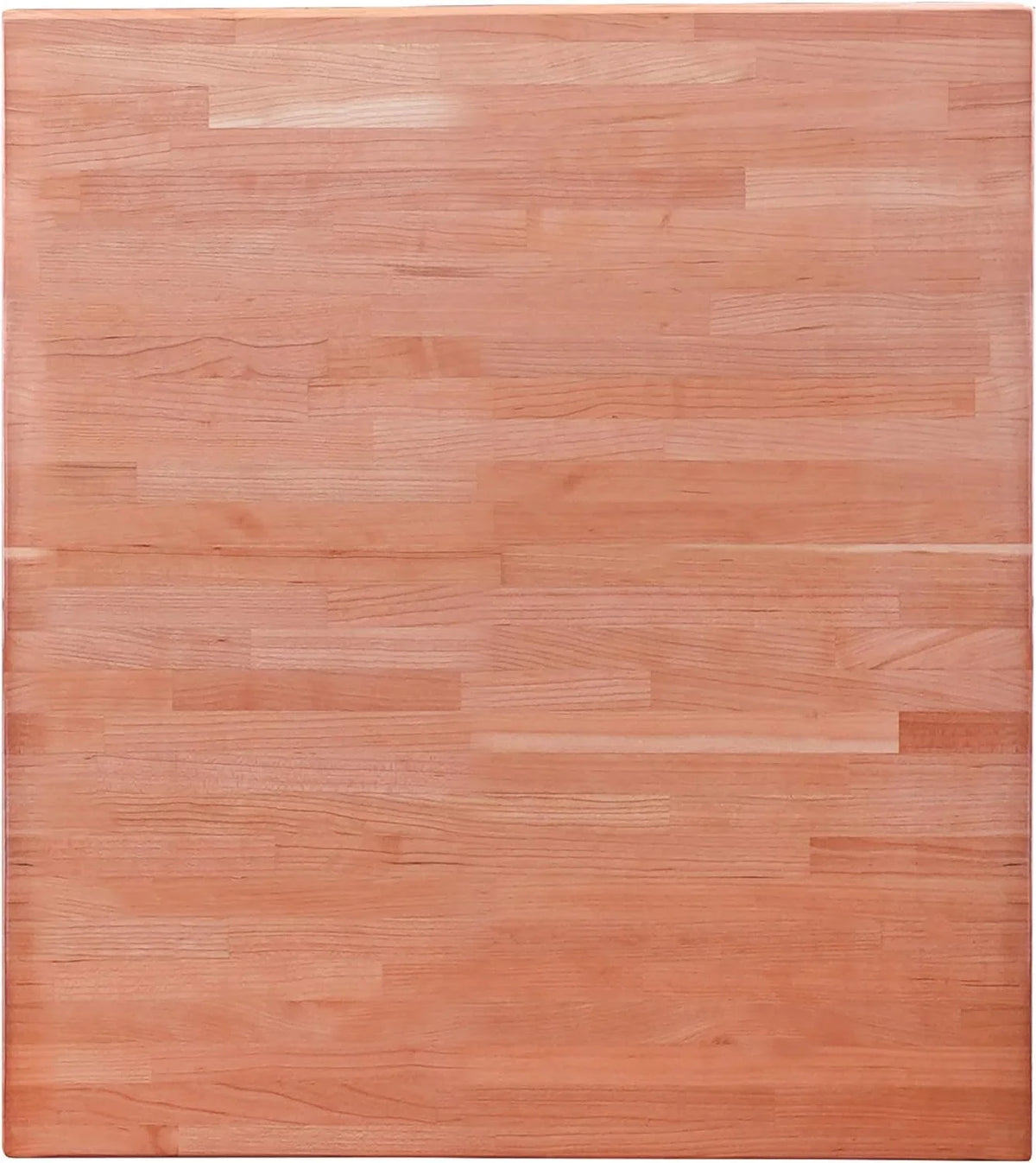 Butcher Block Counter Top; Grown Cherry Solid Hardwood Countertop; Wood Slabs For Kitchen; Reversible; Both Side Polished; Prefinished With Food-Safe Oil; 1.5" Thickness; 18" L X 25" W