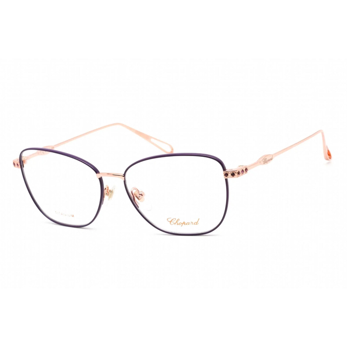 Chopard VCHD52S 08MZ Women's Shiny Gold Metal Eyeglasses