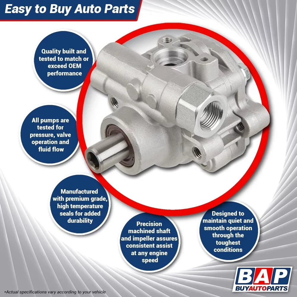 For Jeep Cherokee XJ & Wrangler TJ 4.0L New Power Steering Pump - Buyautoparts Fits select: 2000-2001 JEEP CHEROKEE SPORT; 1997-2002 JEEP WRANGLER / TJ SPORT