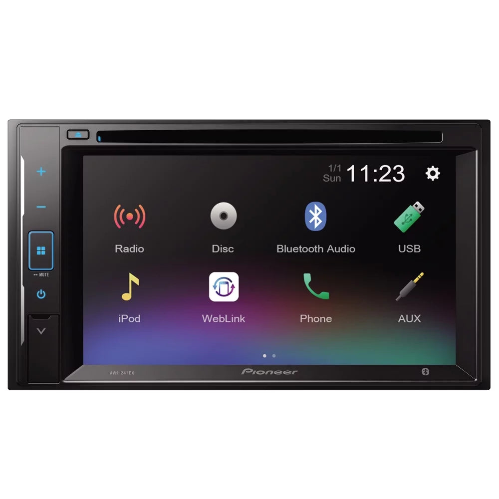 New Pioneer AVH-241EX 6.2 foot Digital Media and DVD Receiver with Backup Camera