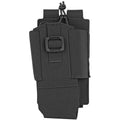 Blackhawk 37FS50BK Foundation Series Black Nylon MOLLE-Compatible Radio Pouch