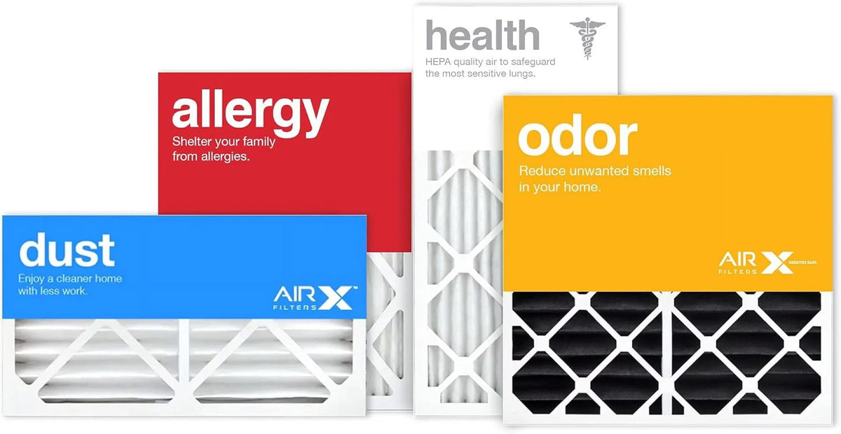16X25x5 MERV 8 HVAC AC Furnace Air Filter Replacement For X0583 X6670 X6672; Dust 2-Pack; Made In The