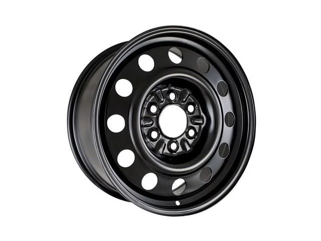 Steel Wheel - Black - 18 x 7.5 cm - Compatible with 2004 - 2019 Ford F150 2005 2006 2007 2008 2009 2010 2011 2012 2013 2014 2015 2016 2017 2018
