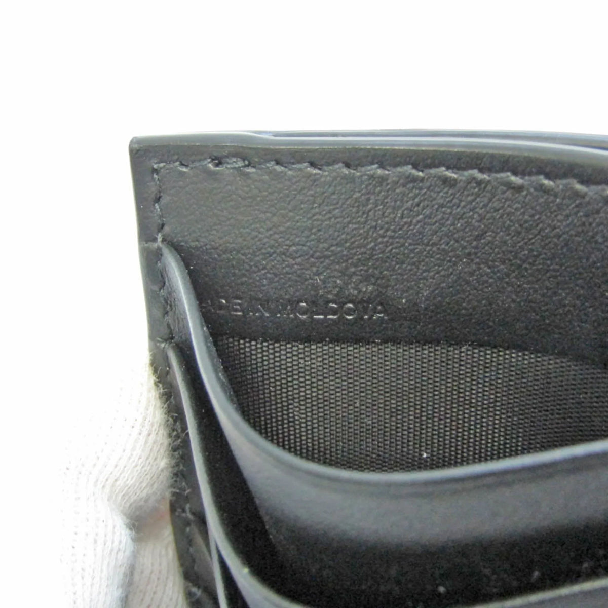 Burberry Coin Case 8051832 Leather Card Case Black (Good)